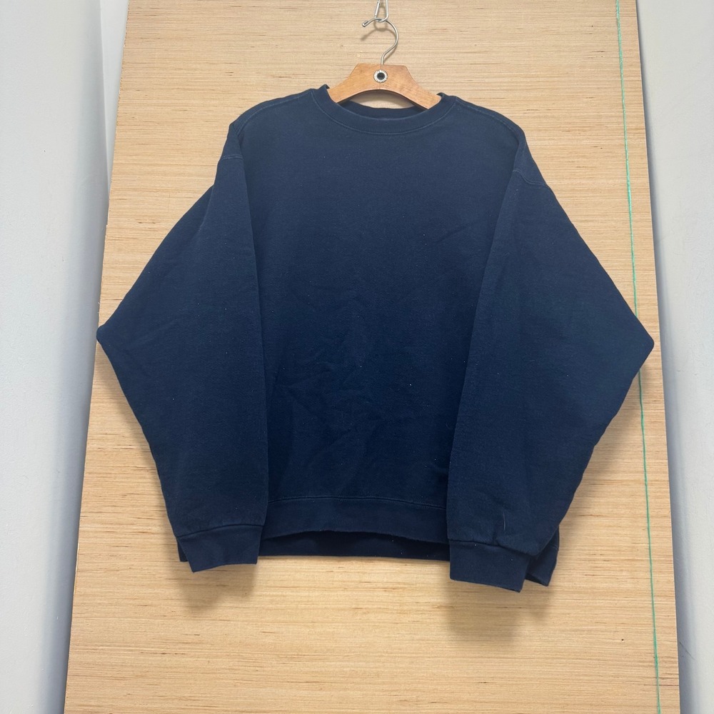 Vintage Pluma Outdoors Mens XL Navy Blue Crewneck Sweatshirt